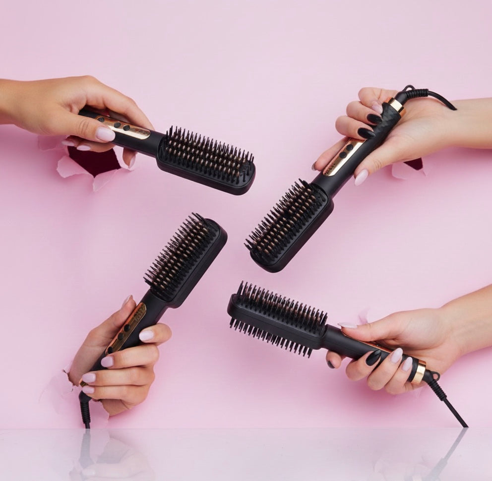 CEPILLO ALISADOR CALENTADOR VIRAL